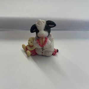 Cute Cow and Bear Figurine